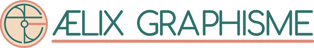bannière logo et nom Aelix graphisme barre menu supérieure